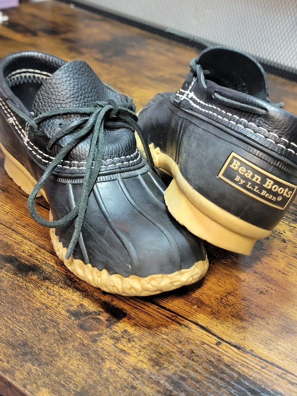 L.L. Bean-Bean Boots In Black And Tan